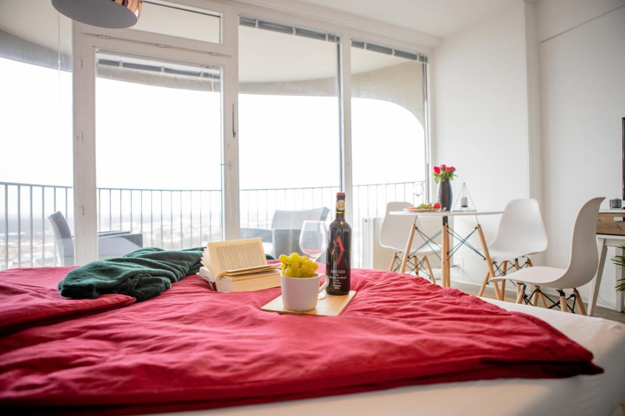 Modernes Apartment Mit Tollem Blick Ueber Die Stadt 奥格斯堡 外观 照片